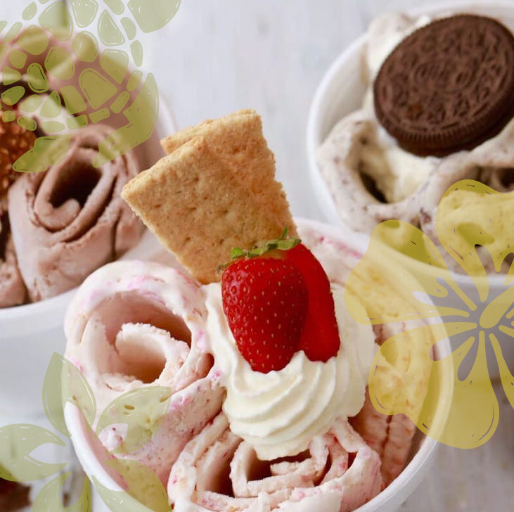 rolled icecream